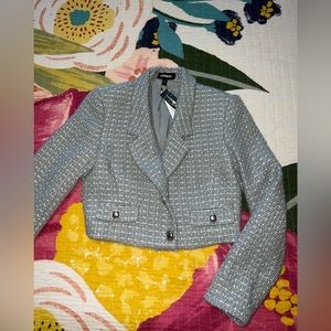 Express cropped blazer